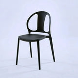 Multi-Color Ergonomic Stackable Plastic Office Chair Image - 2