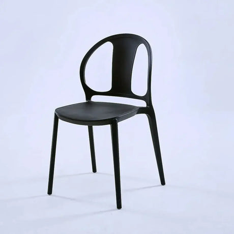 Multi-Color Ergonomic Stackable Plastic Office Chair Image - 2