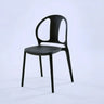 Multi-Color Ergonomic Stackable Plastic Office Chair Image - 2