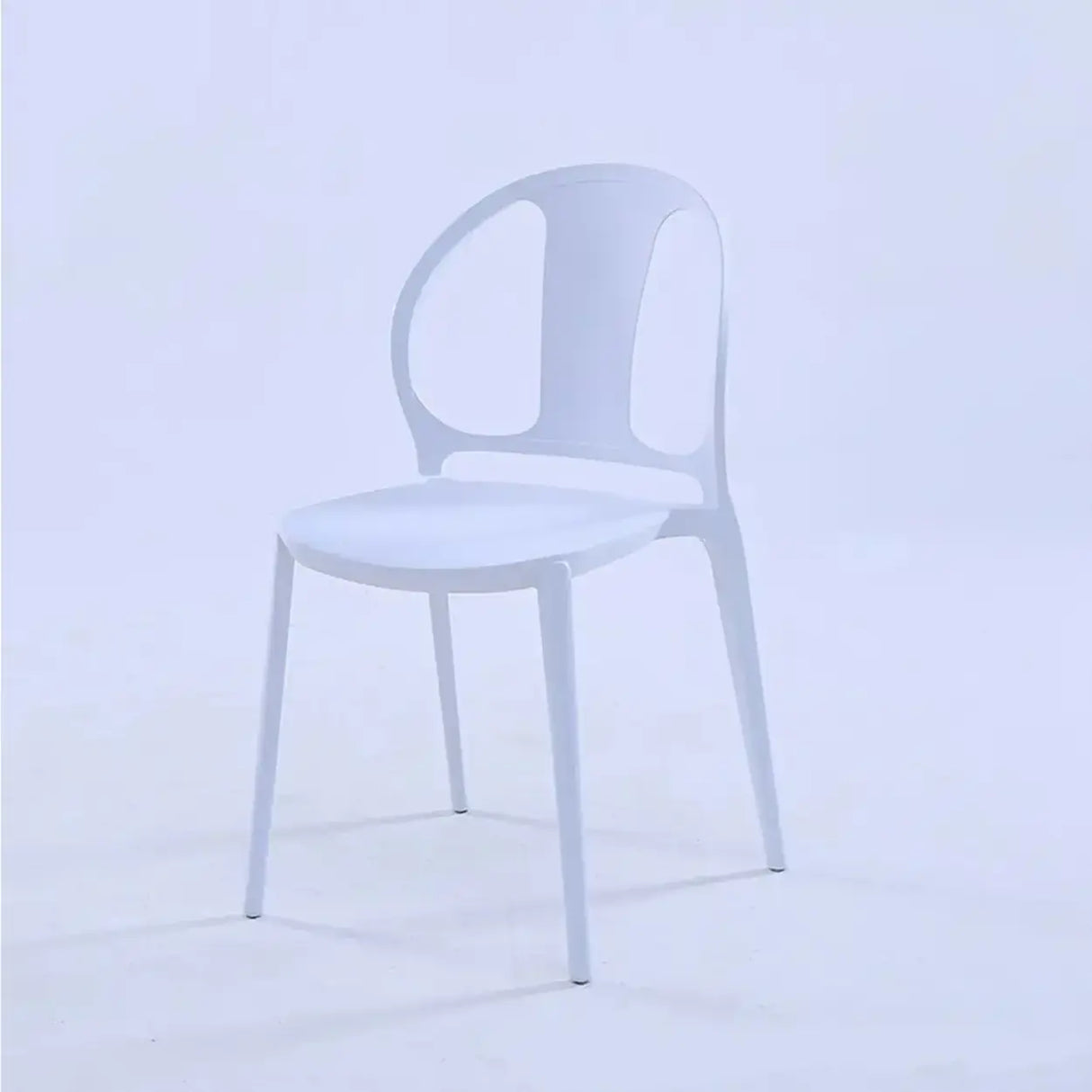 Multi-Color Ergonomic Stackable Plastic Office Chair Image - 5