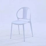 Multi-Color Ergonomic Stackable Plastic Office Chair Image - 5