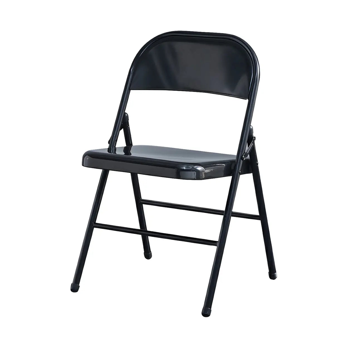 Multi-color Modern Foldable Armless Metal Office Chair Image - 10
