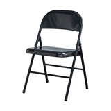 Multi-color Modern Foldable Armless Metal Office Chair Image - 10