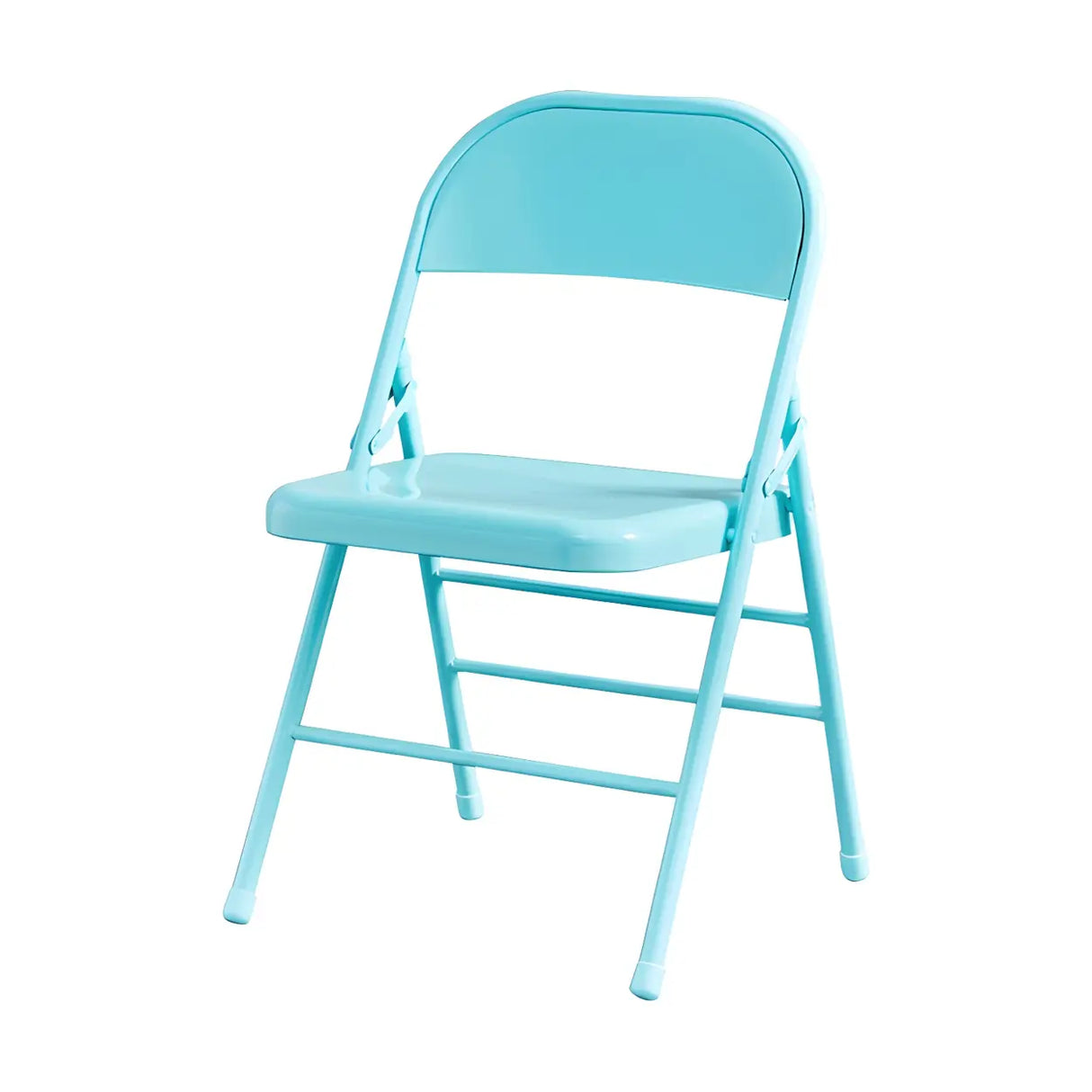 Multi-color Modern Foldable Armless Metal Office Chair Image - 12