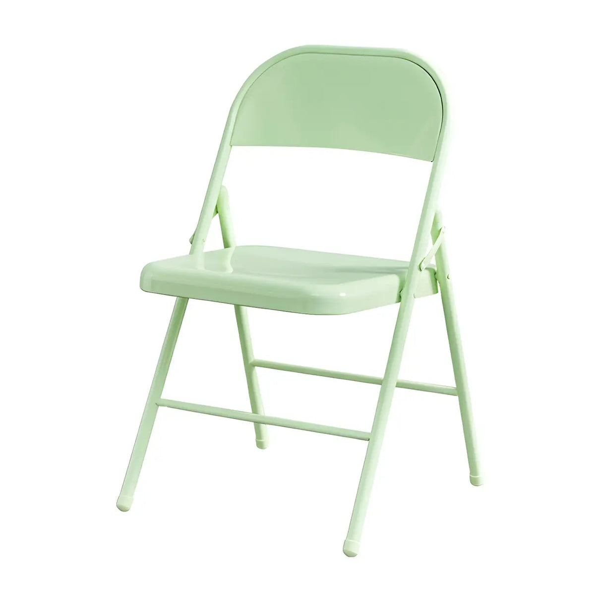 Multi-color Modern Foldable Armless Metal Office Chair Image - 13