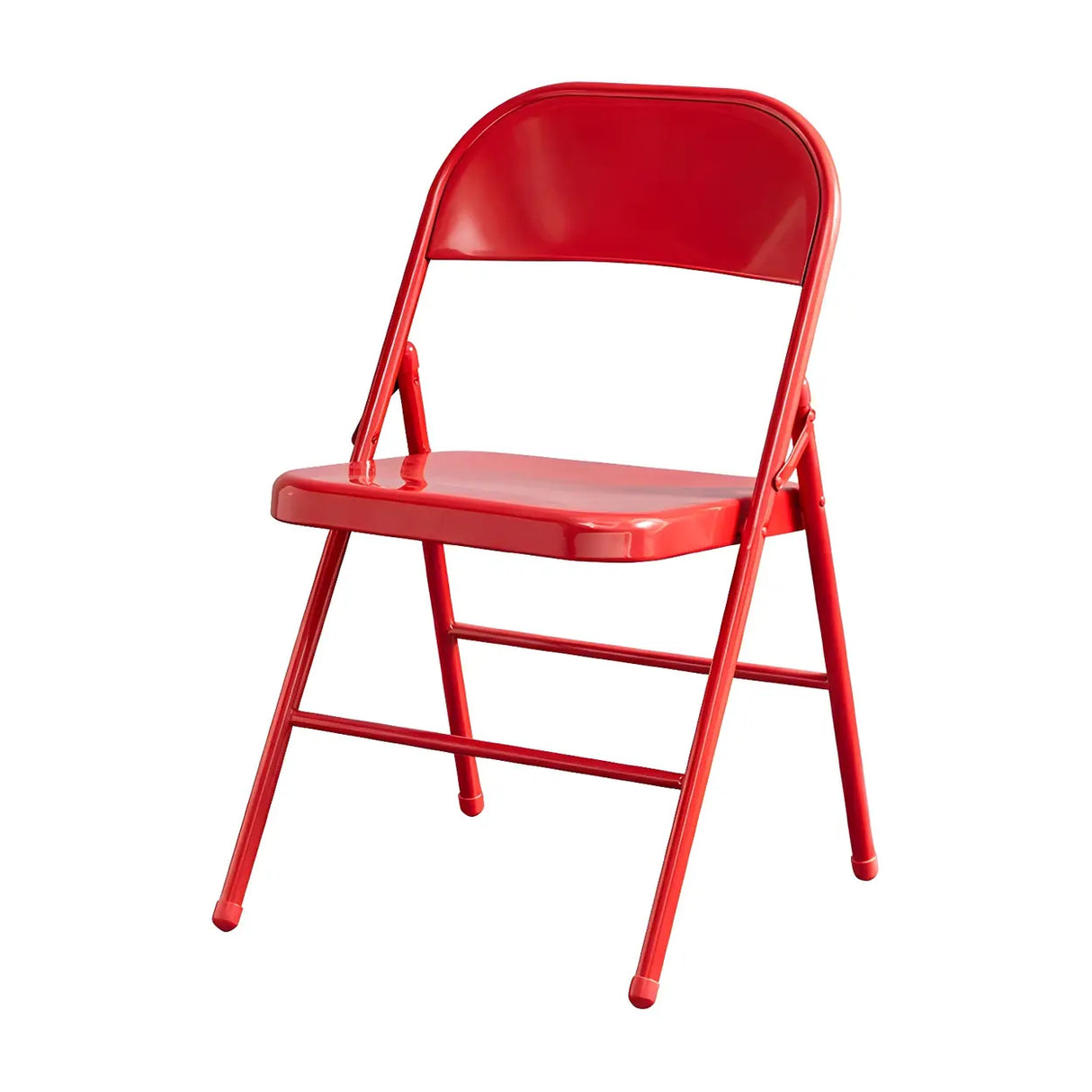Multi-color Modern Foldable Armless Metal Office Chair Image - 3