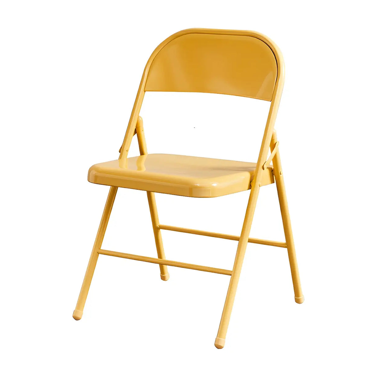 Multi-color Modern Foldable Armless Metal Office Chair Image - 7