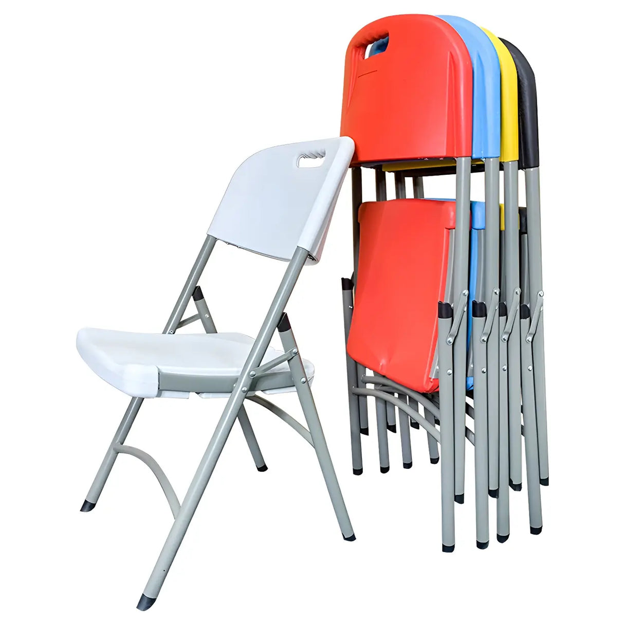 Multi-Color Modern Foldable Plastic Conference Office Chair Image - 10