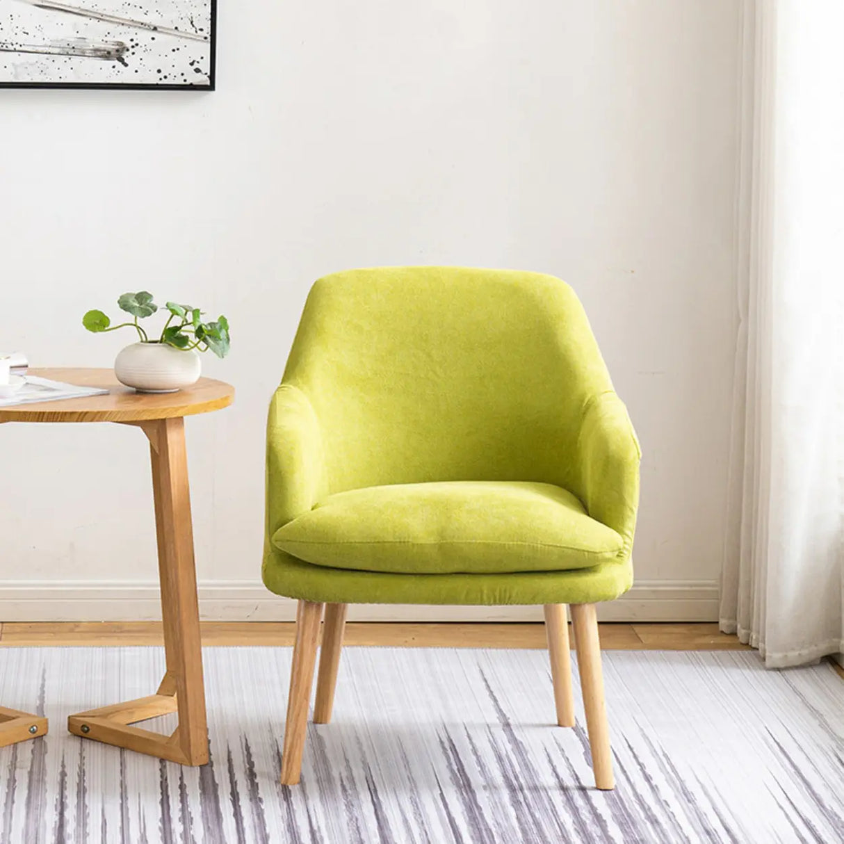 Multi-Color Modern Upholstered Lounge Fabric Office Chair Image - 13