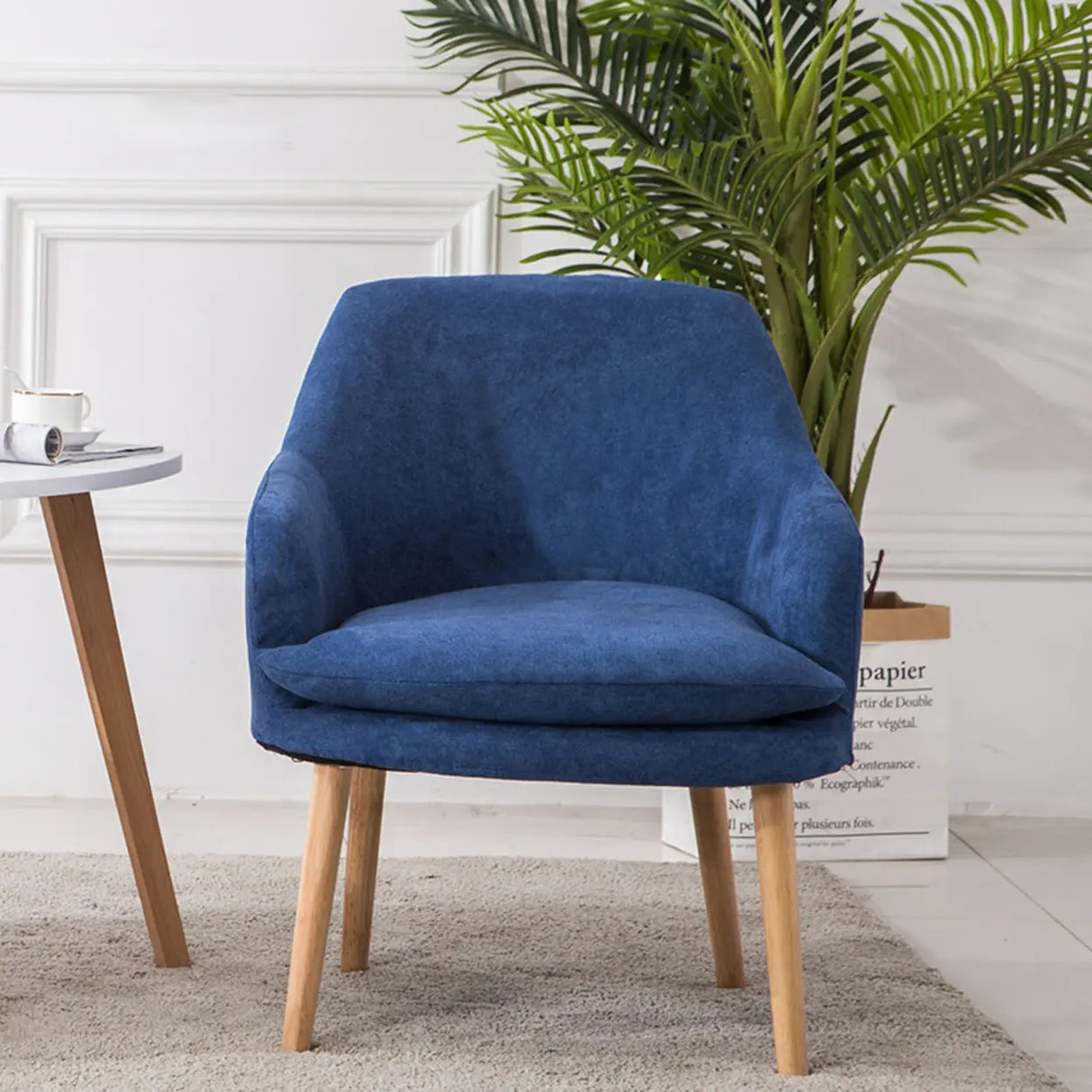 Multi-Color Modern Upholstered Lounge Fabric Office Chair Image - 7