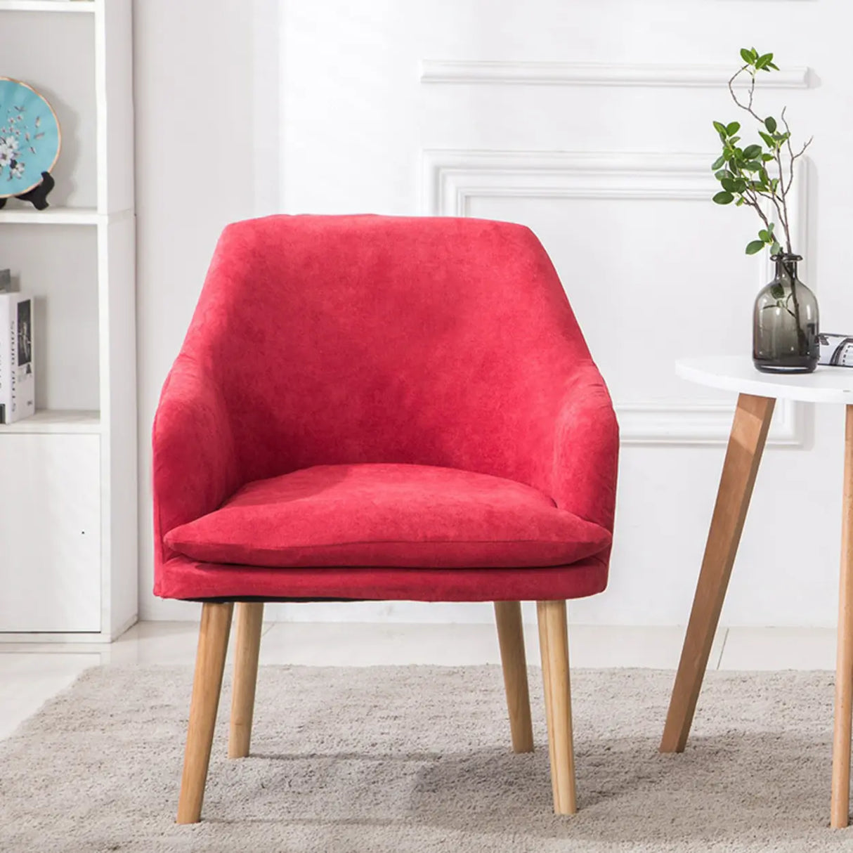 Multi-Color Modern Upholstered Lounge Fabric Office Chair Image - 9