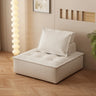 Multi-Color Modular Fabric Pillow Back Single Sofa Image - 5