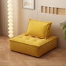 Multi-Color Modular Fabric Pillow Back Single Sofa Image - 9