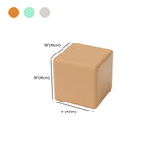 Multi-Color Modular Faux Leather Square Seating Set Image - 21