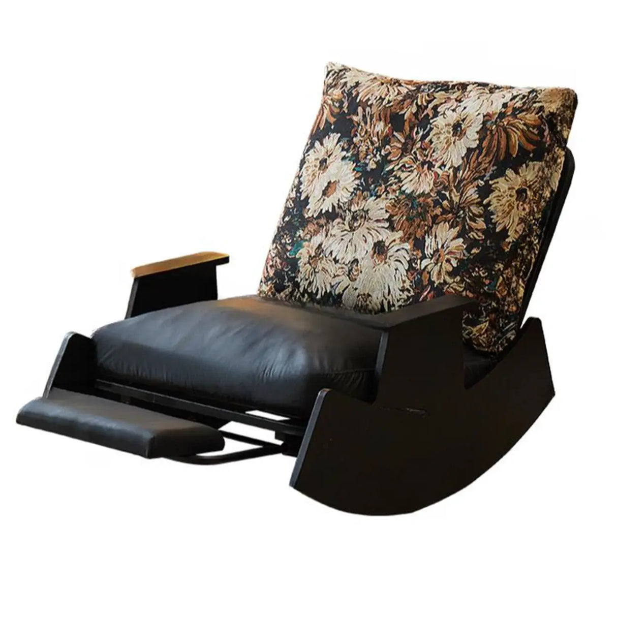 Multi-Color Recessed Arm Rocking Chair with Slipcover Image - 12