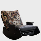 Multi-Color Recessed Arm Rocking Chair with Slipcover Image - 2