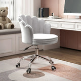 Multi-Color Swivel Scallop Fabric Adjustable Office Chair Image - 13