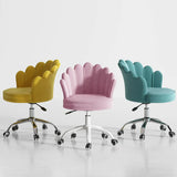 Multi-Color Swivel Scallop Fabric Adjustable Office Chair Image - 18