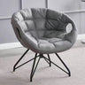 Multi-Color Tech Cloth Biscuit Back Barrel Chair Image - 6