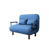 Multi-Function Sponge Modular Linen Sleeper Sofa with Arms Image - 5