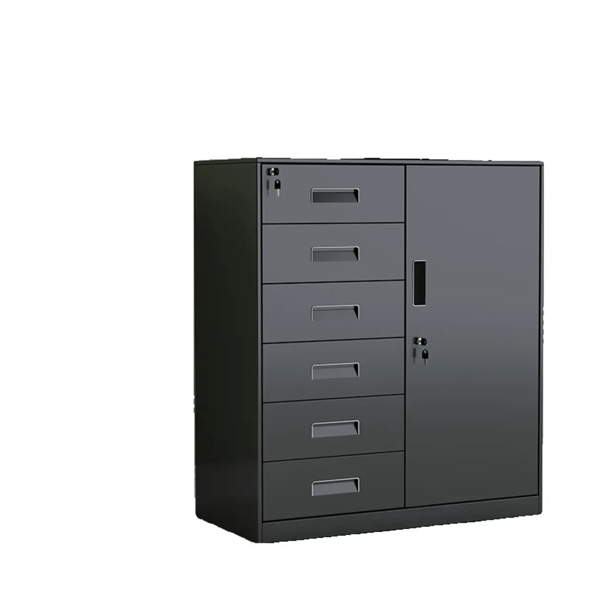 Multi-Functional Black Steel Lock Storage Filing Cabinet Image - 14