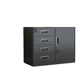 Multi-Functional Black Steel Lock Storage Filing Cabinet Image - 2