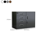 Multi-Functional Black Steel Lock Storage Filing Cabinet #size