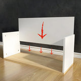 Multi-purpose Modular Modern Wood Rectangular Bookcase Image - 11