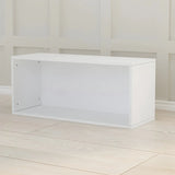 Multi-purpose Modular Modern Wood Rectangular Bookcase Image - 22