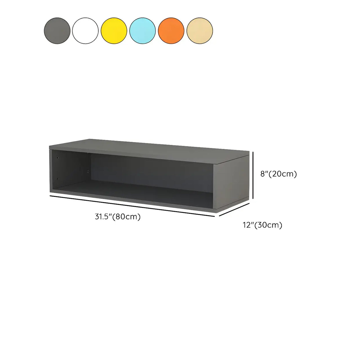 Multi-purpose Modular Modern Wood Rectangular Bookcase 