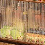 Multifunctional Extendable Wood Bar Table with Storage Shelves Image - 9