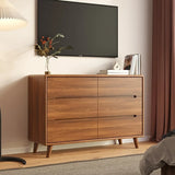 Multifunctional Wood Rectangle Dresser for Drawers Image - 6