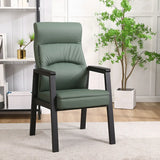 Multiple Colors Modern High-Back Leather Office Chair Image - 5