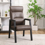 Multiple Colors Modern High-Back Leather Office Chair Image - 9