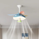 Mushroom Kids Ceiling Fan with Eye-Care Light Image - 1