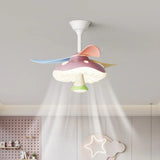 Mushroom Kids Ceiling Fan with Eye-Care Light Image - 2