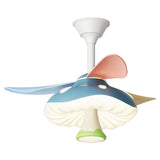 Mushroom Kids Ceiling Fan with Eye-Care Light Image - 3