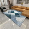 Mutlicolor Modish Geometric Polyester Anti-Slip Area Rug Image - 2