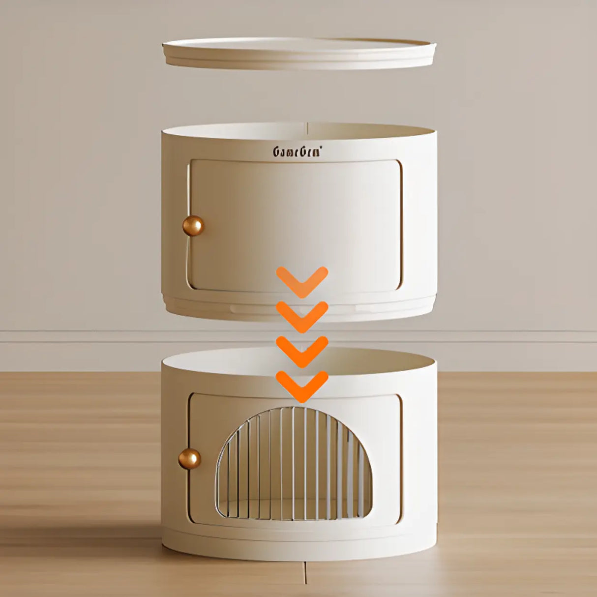 Narrow Length Kids Nightstand with Cabinets and Shelves Image - 4