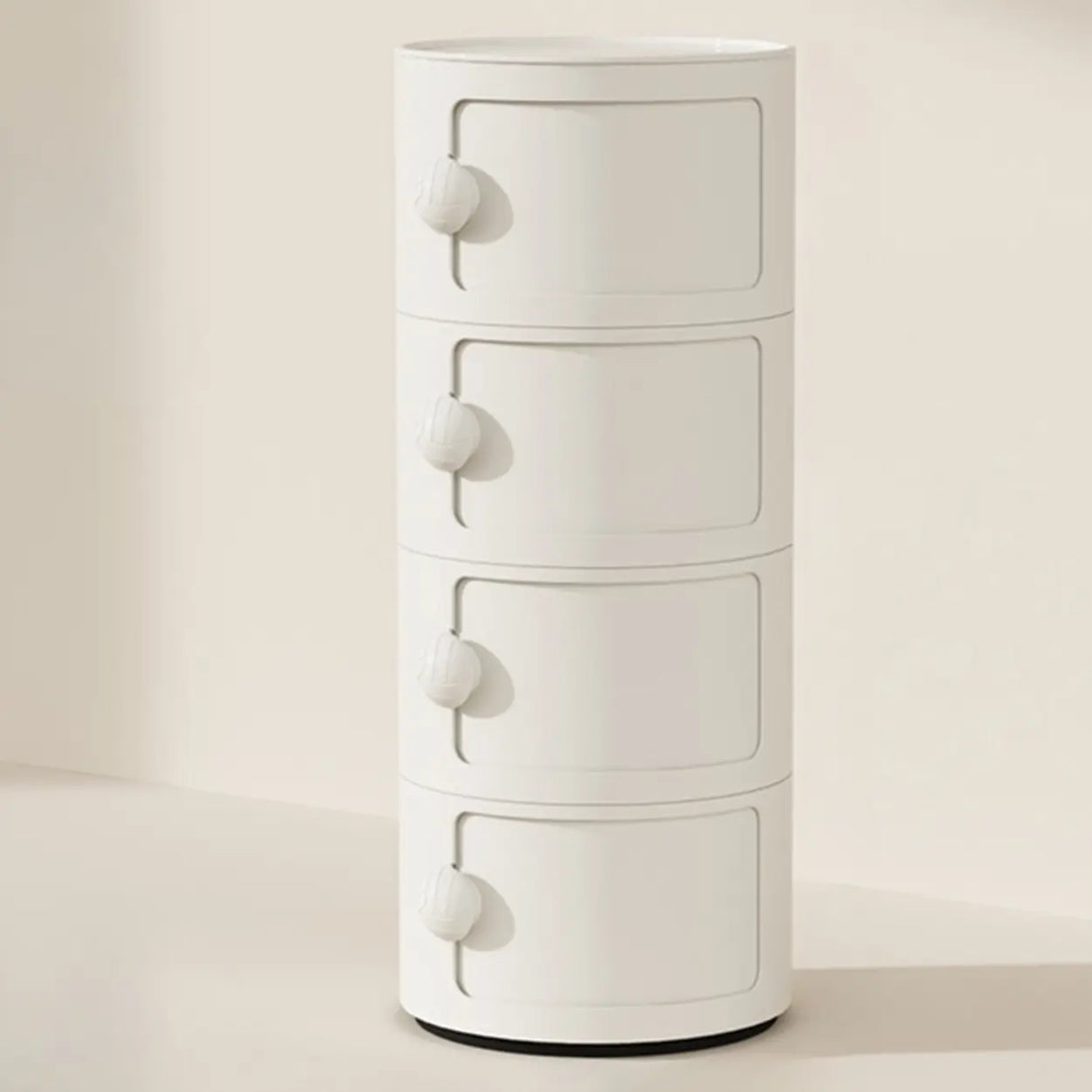 Narrow Length Kids Nightstand with Multi-Cabinets Image - 12