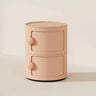 Narrow Length Kids Nightstand with Multi-Cabinets Image - 13