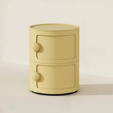 Narrow Length Kids Nightstand with Multi-Cabinets Image - 19