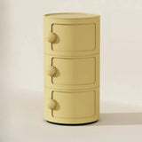 Narrow Length Kids Nightstand with Multi-Cabinets Image - 21