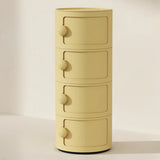 Narrow Length Kids Nightstand with Multi-Cabinets Image - 24