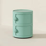 Narrow Length Kids Nightstand with Multi-Cabinets Image - 25
