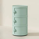 Narrow Length Kids Nightstand with Multi-Cabinets Image - 29