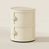 Narrow Length Kids Nightstand with Multi-Cabinets Image - 2