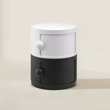 Narrow Length Kids Nightstand with Multi-Cabinets Image - 31