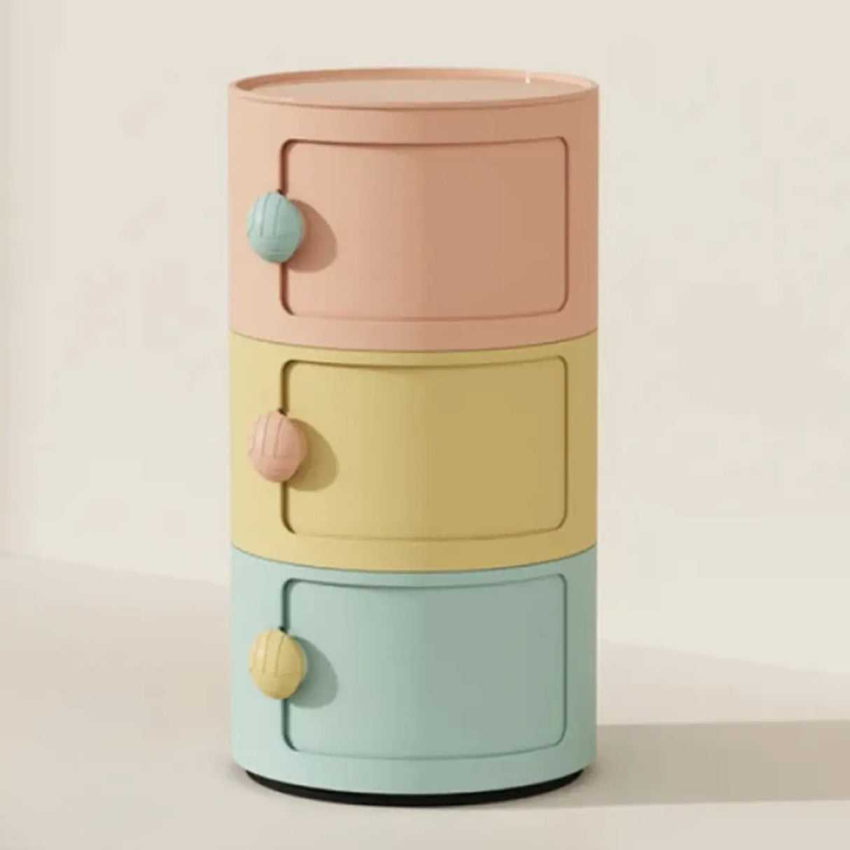 Narrow Length Kids Nightstand with Multi-Cabinets Image - 33