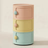 Narrow Length Kids Nightstand with Multi-Cabinets Image - 33